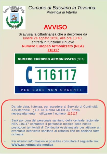Nuove Modalità di accesso alla Guardia Medica