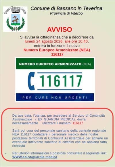 Avviso Guardia Medica